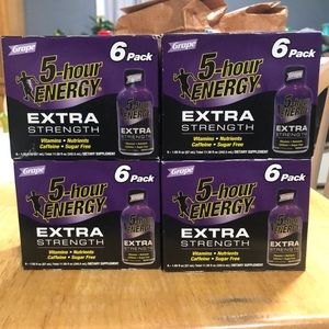 5 hour energy extra strength it’s a total of 24 drinks